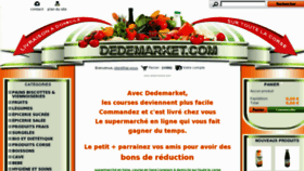 What Dedemarket.com website looked like in 2012 (11 years ago)