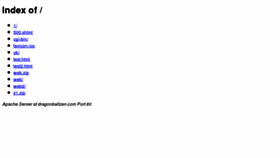 What Dragonballzen.com website looked like in 2012 (12 years ago)