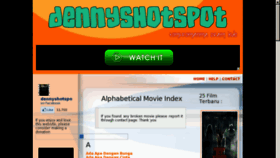What Dennyshotspot.com website looked like in 2012 (11 years ago)