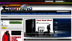 What Digitalevo.net website looked like in 2012 (11 years ago)