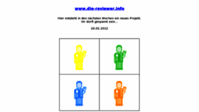 What Die-reviewer.info website looked like in 2012 (11 years ago)