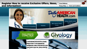 What Dailyamericanhealth.com website looked like in 2012 (11 years ago)