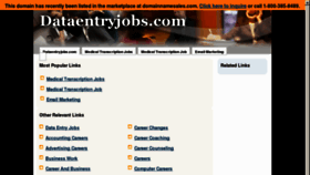 What Dataentryjobs.com website looked like in 2012 (11 years ago)
