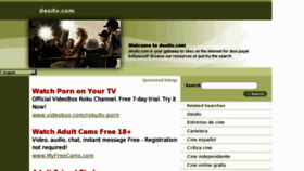 What Desitv.com website looked like in 2012 (11 years ago)