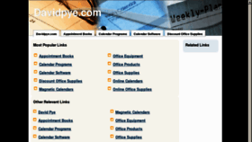What Davidpye.com website looked like in 2012 (11 years ago)