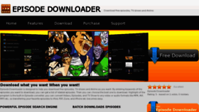 What Downloadepisodes.net website looked like in 2012 (11 years ago)