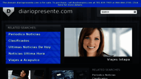What Diariopresente.com website looked like in 2012 (11 years ago)