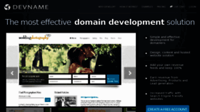 What Devname.com website looked like in 2013 (11 years ago)