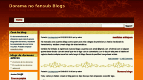 What Doramanofansub.es website looked like in 2013 (11 years ago)