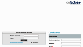 What Demo.defactos.net website looked like in 2013 (11 years ago)
