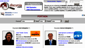 What Discursia.com website looked like in 2013 (11 years ago)