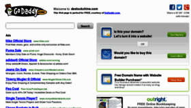 What Destockchine.com website looked like in 2013 (11 years ago)