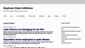What Daytonastateinmotion.com website looked like in 2013 (11 years ago)