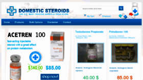 What Domestic-steroids.com website looked like in 2013 (11 years ago)
