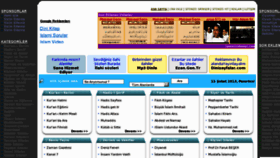 What Dinisayfalar.com website looked like in 2013 (11 years ago)