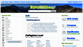 What Depaginas.com.ar website looked like in 2013 (11 years ago)