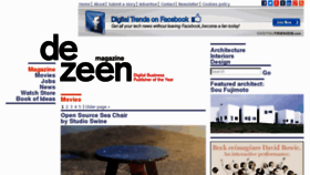 What Dezeenscreen.com website looked like in 2013 (11 years ago)