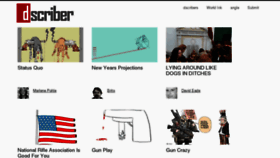 What Dscriber.com website looked like in 2013 (11 years ago)