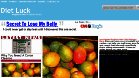 What Dietluck.com website looked like in 2013 (11 years ago)