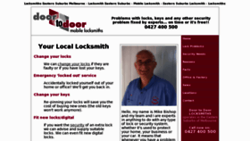 What Doortodoorlocks.com.au website looked like in 2013 (11 years ago)