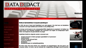 What Datadidact.nl website looked like in 2013 (11 years ago)