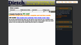 What Dirtch.com website looked like in 2013 (11 years ago)