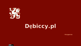 What Debiccy.pl website looked like in 2013 (11 years ago)