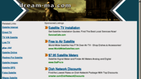 What Dream-ma.com website looked like in 2013 (11 years ago)