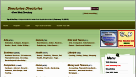 What Directoriesdirectories.com website looked like in 2013 (11 years ago)