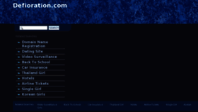 What Defioration.com website looked like in 2013 (11 years ago)