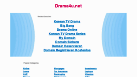 What Drama4u.net website looked like in 2013 (11 years ago)