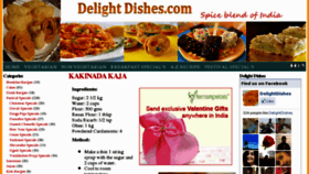 What Delightdishes.com website looked like in 2013 (11 years ago)