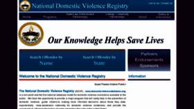 What Domesticviolencedatabase.org website looked like in 2013 (11 years ago)