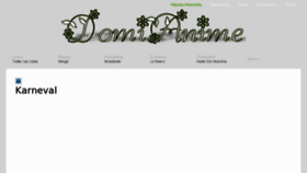 What Domianime.net website looked like in 2013 (10 years ago)