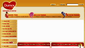 What Dumexvietnam.com website looked like in 2013 (10 years ago)