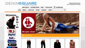 What Denimsquare.com website looked like in 2013 (10 years ago)