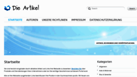 What Die-artikel.de website looked like in 2013 (10 years ago)