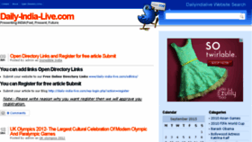 What Daily-india-live.com website looked like in 2013 (10 years ago)