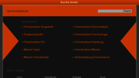 What Das-fernstudium.de website looked like in 2013 (10 years ago)