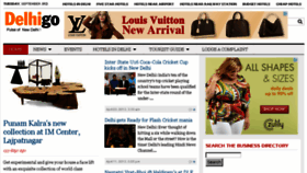 What Delhigo.com website looked like in 2013 (10 years ago)