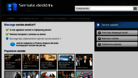 What Dedd.tv website looked like in 2013 (10 years ago)