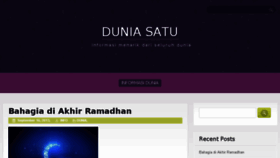 What Dunia1.com website looked like in 2013 (10 years ago)
