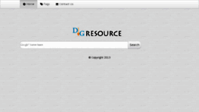 What Digresource.com website looked like in 2013 (10 years ago)
