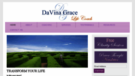 What Davinagrace.com website looked like in 2013 (10 years ago)