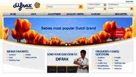What Difrax.co.uk website looked like in 2013 (10 years ago)