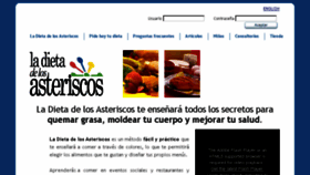 What Dietadelosasteriscos.com website looked like in 2013 (10 years ago)