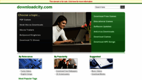 What Downloadcity.com website looked like in 2013 (10 years ago)