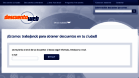 What Descuentoweb.es website looked like in 2013 (10 years ago)