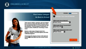 What Degreelookup.org website looked like in 2013 (11 years ago)