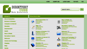 What Directorycube.com website looked like in 2013 (10 years ago)